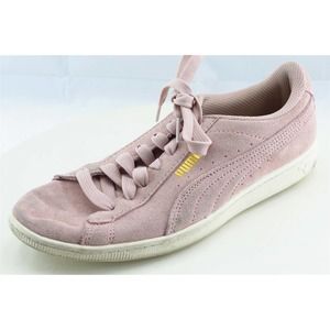 PUMA Size 7.5 M Pink Lace Up Fashion‎ Sneakers Synthetic Shoes